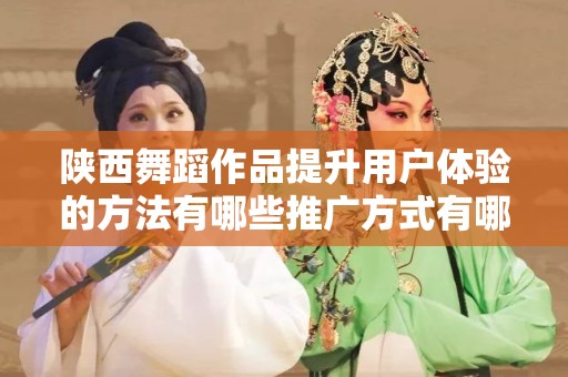 陕西舞蹈作品提升用户体验的方法有哪些推广方式有哪些