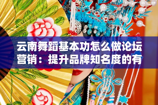 云南舞蹈基本功怎么做论坛营销：提升品牌知名度的有效策略