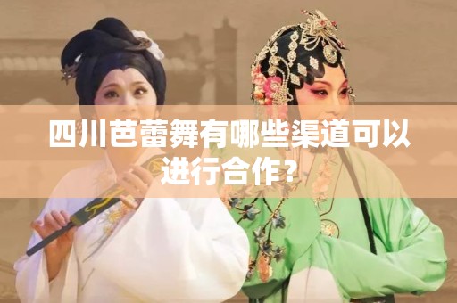 四川芭蕾舞有哪些渠道可以进行合作？