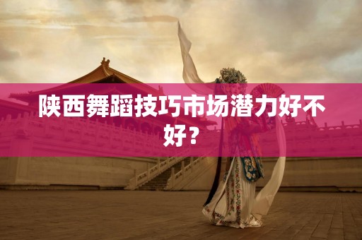 陕西舞蹈技巧市场潜力好不好？