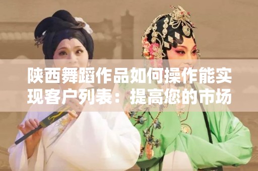 陕西舞蹈作品如何操作能实现客户列表：提高您的市场策略