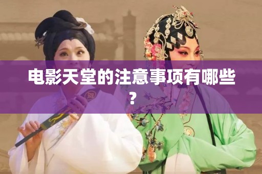 电影天堂的注意事项有哪些？