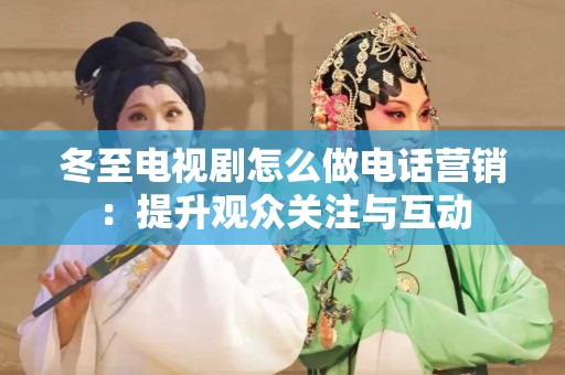 冬至电视剧怎么做电话营销：提升观众关注与互动