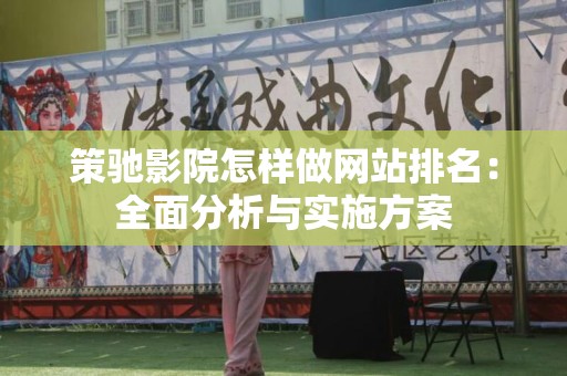 策驰影院怎样做网站排名：全面分析与实施方案
